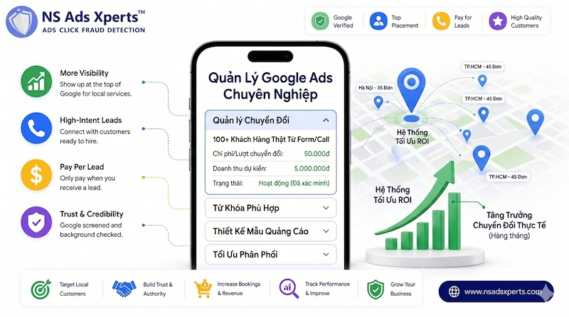 Dịch Vụ Chạy Google Ads Chuyên Nghiệp: Tối Ưu Ngân Sách, Nhân Đôi Chuyển Đổi Thực Tế