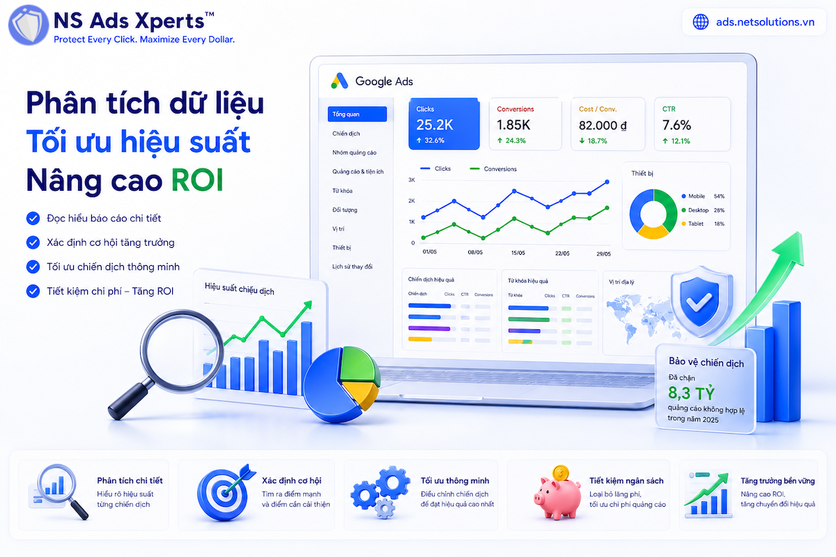 Phân Tích Báo Cáo Google Ads: Hướng Dẫn Tối Ưu Hiệu Suất Quảng Cáo
