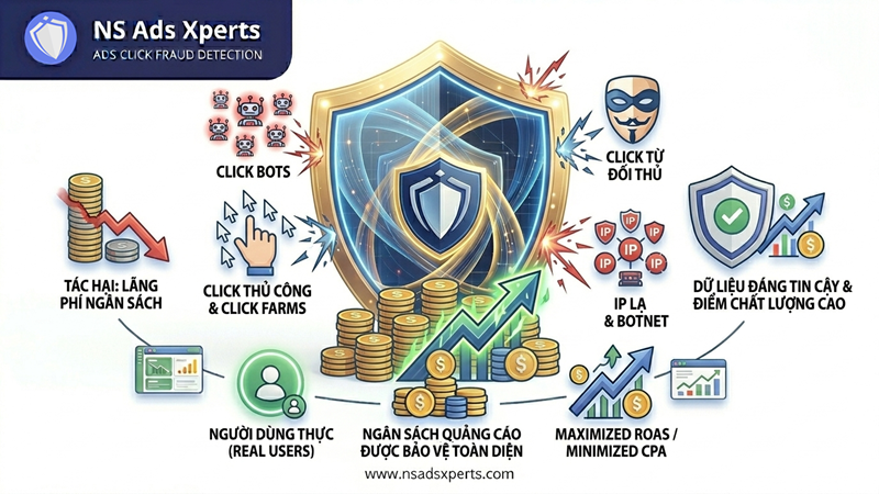 Tool chặn click ảo hiệu quả gi&uacute;p bảo vệ ng&acirc;n s&aacute;ch quảng c&aacute;o Google Ads v&agrave; Shopee Ads