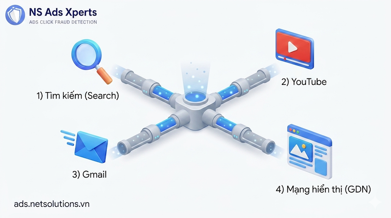 C&ocirc;ng cụ chống click ảo Google Ads của NS Ads Xperts