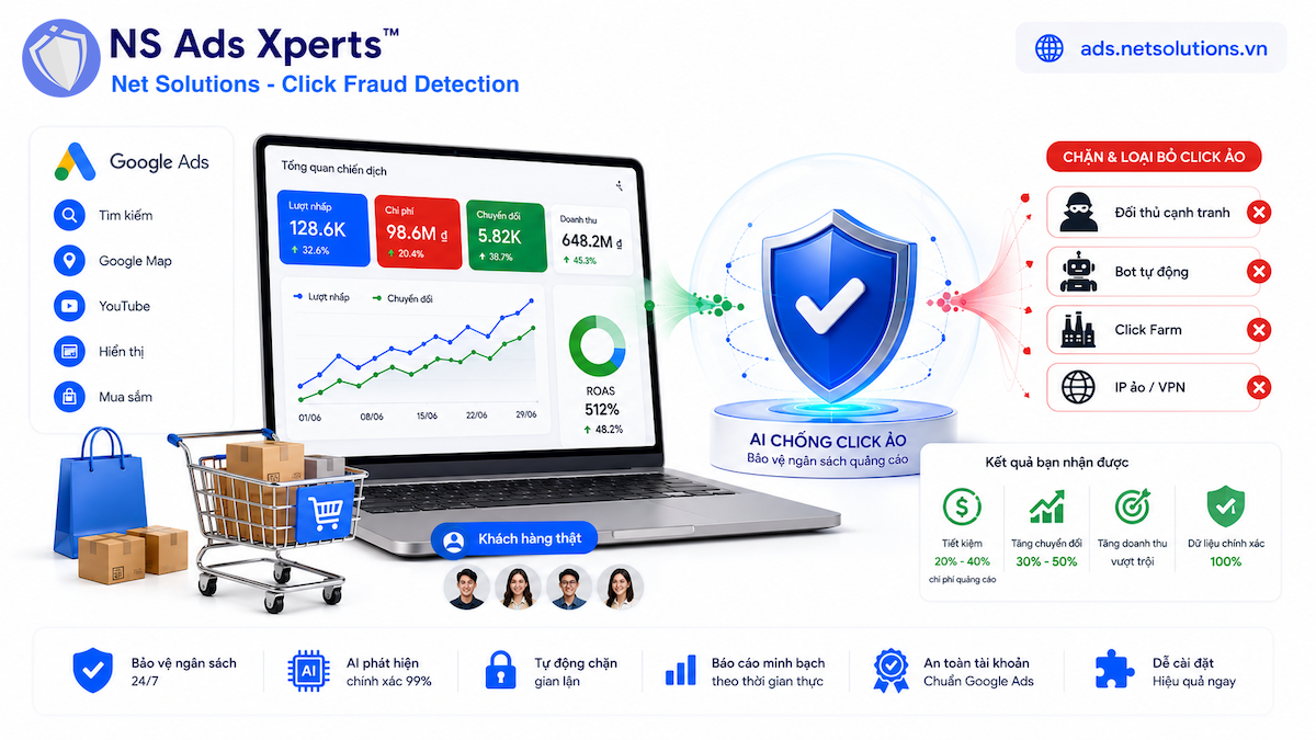 Giải ph&aacute;p chạy quảng c&aacute;o b&aacute;n h&agrave;ng hiệu quả v&agrave; chống click ảo